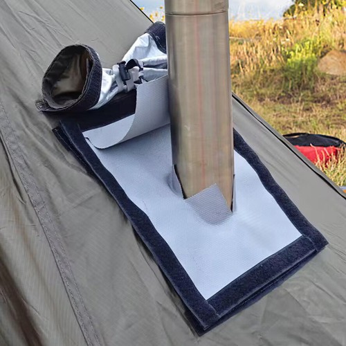Hot tent stove - tent, chimney
