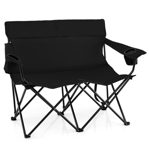 Double folding camping chair - folding, 2