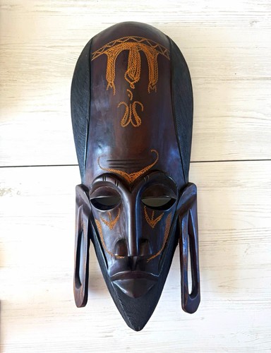 Vintage hand carved wooden - hand,