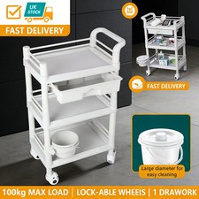3-Tier Rolling Storage Trolley