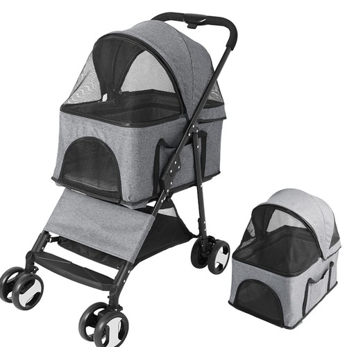 Foldable pet travel stroller - travel,