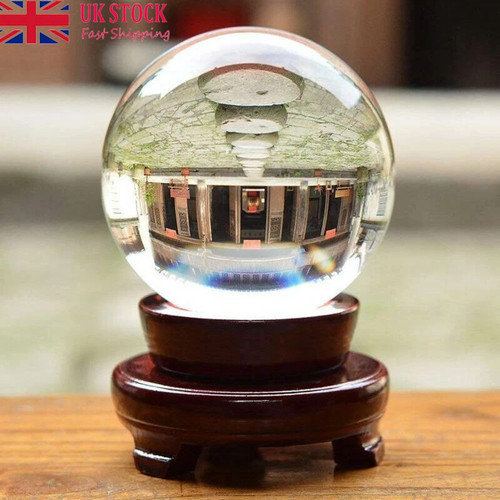 Clear solid crystal - clear, ball