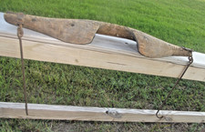 PRIMITIVE MILK MAID'S WOODEN