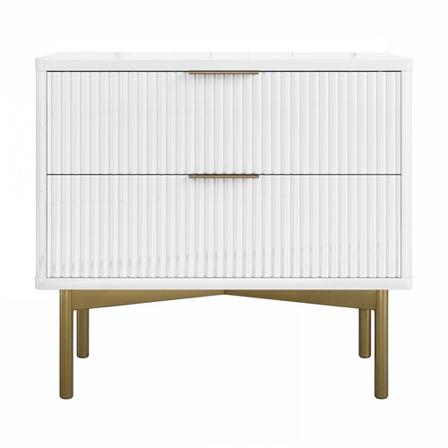 Wide white and gold - wide,