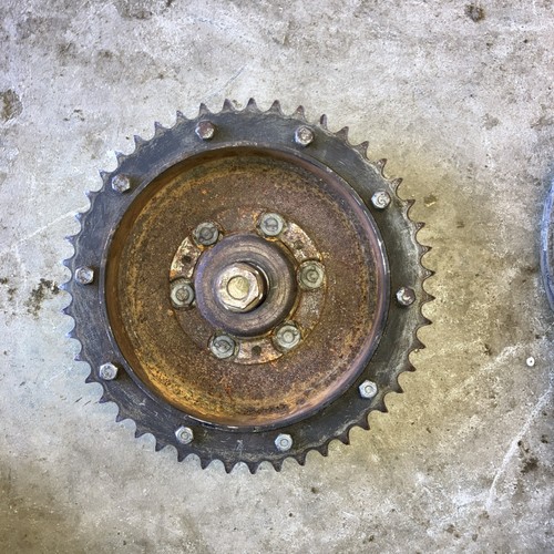 Bsa b44 rear sprocket drum - b44,