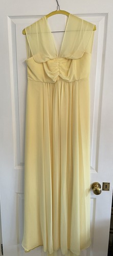 Bridesmaid dress yellow size - dress,