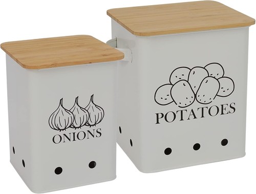 Cream white vegetable storage - white,