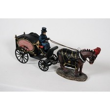 Department 56 Horse Drawn Hearse - Dickens Village All Hallows’ Eve #58574