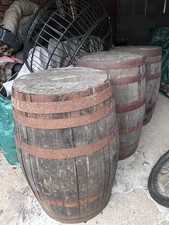 3x Wooden Oak Beer Whiskey