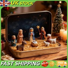 Mini Christmas Nativity Set in