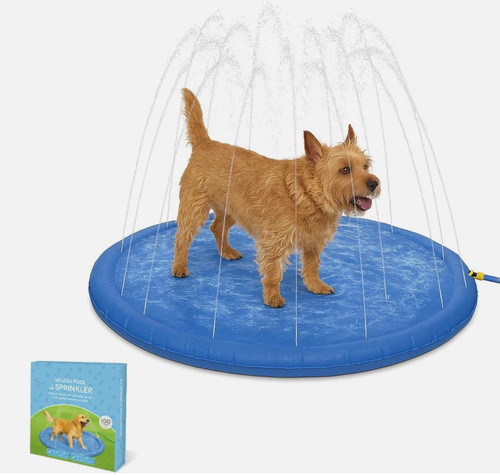 100cm dog splash pad sprinkler - dog,