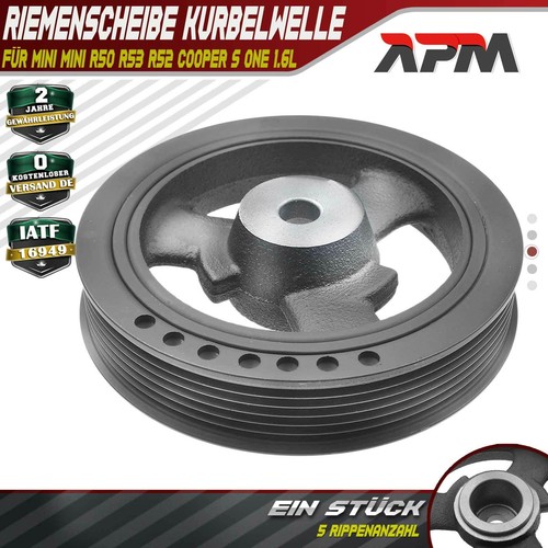 Crankshaft pulley for - crankshaft, mini