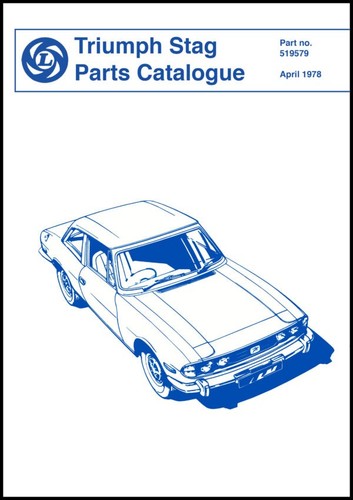 Triumph stag parts catalogue - triumph,
