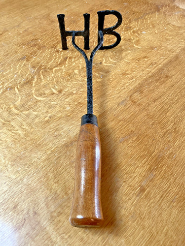 Antique branding iron - branding,