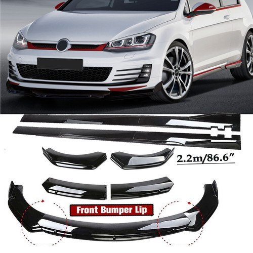 Front bumper lip spoiler - bumper,