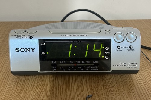 Sony dream machine - dream, icf-c470l