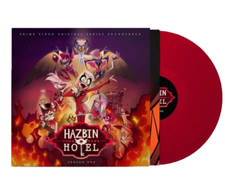 Hazbin Hotel Red Vinyl Record - No Alastor Promo Trading Card Included