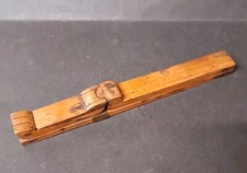 Super rare box wood folding rule shoe measuring or cobblers