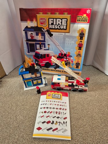 Block tech fire rescue - tech, burning