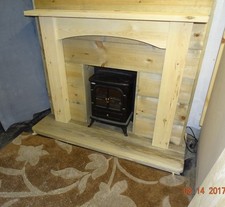 PINE CHUNKY ROUND ARCH FIRE