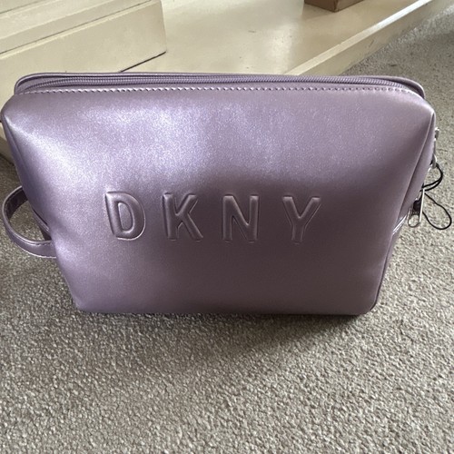 Dkny purple make bag - purple,