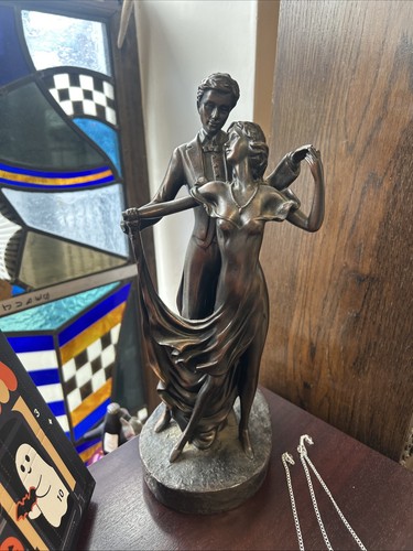 Art deco style bronze finish - art, deco-style