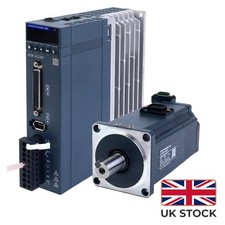 400W AC Servo Motor Kit RS485 3000rpm 1.27Nm /Brake 17-Bit Absolute Encoder IP67