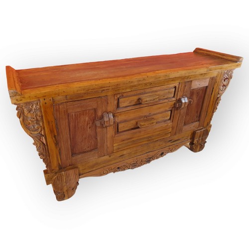 Sideboard teak reclaimed wood - teak,