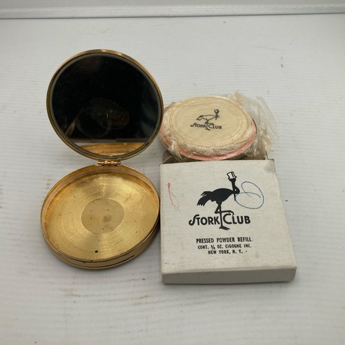 Vintage ladies compact with - vintage,