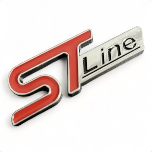 Ford line grille badge red - st,