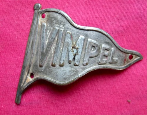 Vintage bicycle head badge - vintage,