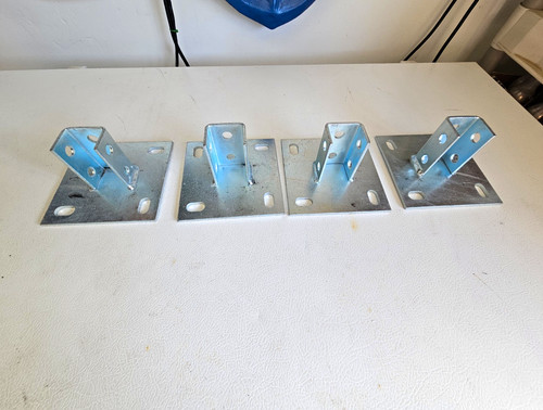 Galvanized steel post base - post,