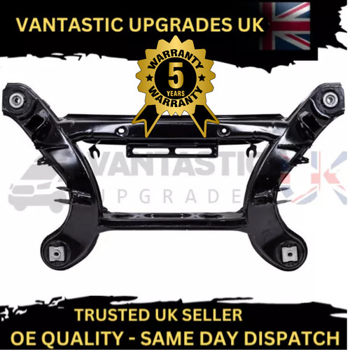 Rear axle subframe - axle, crossmember