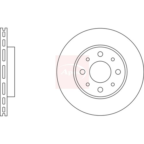 Brake discs vented - vented, fiat