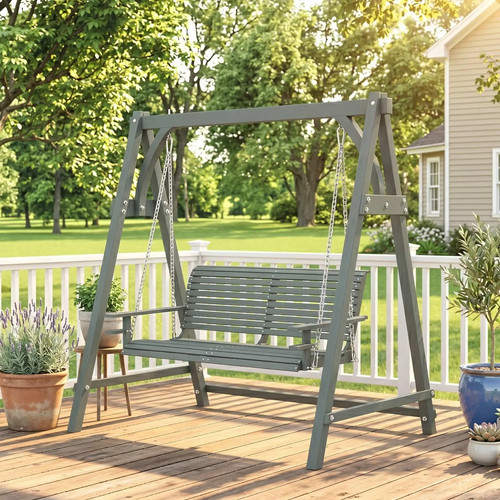 2seater garden swing - garden, seat