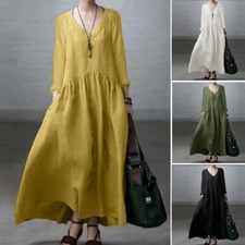 Plus Size Womens Baggy Kaftan