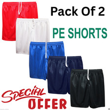 PACK OF 2 KIDS PE SHORTS BOYS
