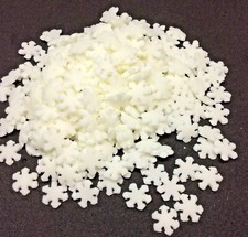 EDIBLE SNOWFLAKE SPRINKLES for Cake and Cupcake Decorations