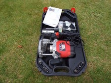 Black & Decker KW850E 1100W 230V Plunge Router With Case Instructions Extras