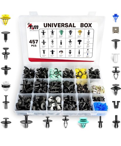 Car body panel - clips, box