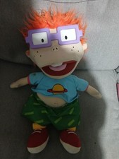 1997 Mattel Rugrats Chuckie Finster Jumbo Large 24" Plush Doll Toy Vintage