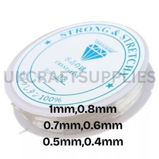 Clear Nylon Beading Elastic -