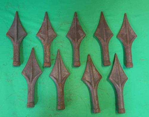 Wrought iron steel railheads - wrought,
