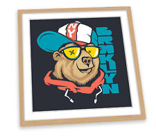 Brooklyn Bear Cap Modern Blue