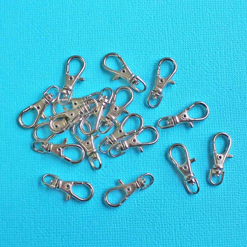 Lobster swivel clasps - 10,