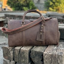 Leather Holdall Luggage