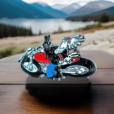 Ogri Lapel Pin Badge, Ace Cafe, BSA, Norton Piston Broke, Ton Up, 59 Club 