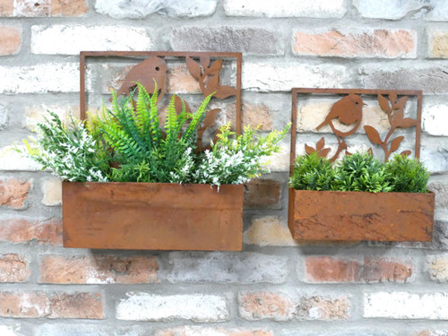 Pair large rusty antique - rusty,