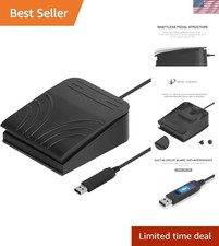 Ergonomic USB Foot Pedal with