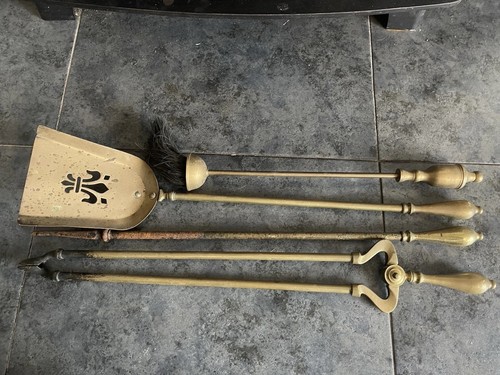 Brass companion fireside - brass, tools
